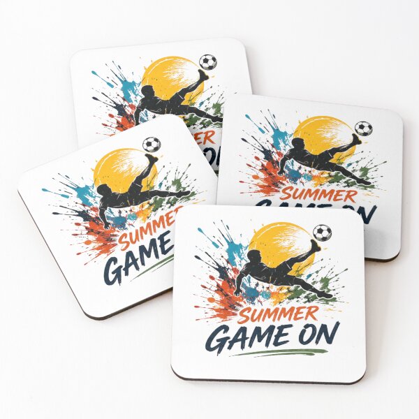 Item preview, Summer Game On Soccer Player Retro Football Sunset Sports T-Shirt designed and sold by novaduman.
