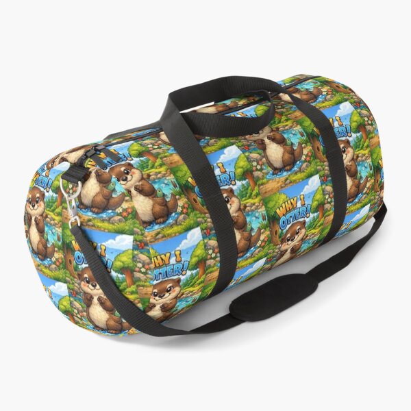 Item preview, Why I Otter! – Cute River Otter Pun Design designed and sold by MysticOzzy.