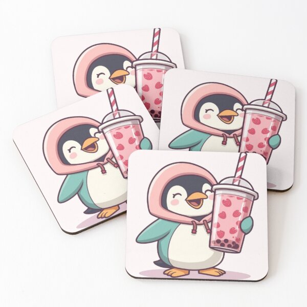Item preview, Cute Bubble Tea Penguin Kawaii Sticker | Adorable Boba Penguin Gift designed and sold by Stylestickers55.