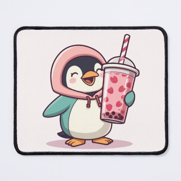 Item preview, Cute Bubble Tea Penguin Kawaii Sticker | Adorable Boba Penguin Gift designed and sold by Stylestickers55.