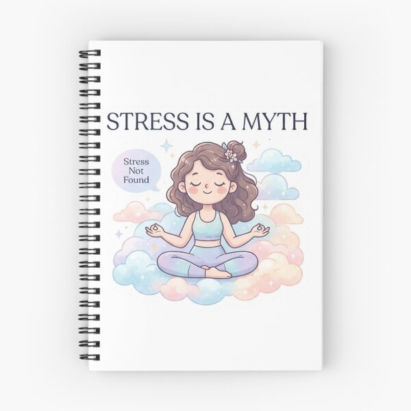 Item preview, Stress Is A Myth Calm Sticker designed and sold by Imaginarium of Chaos falcon88 .