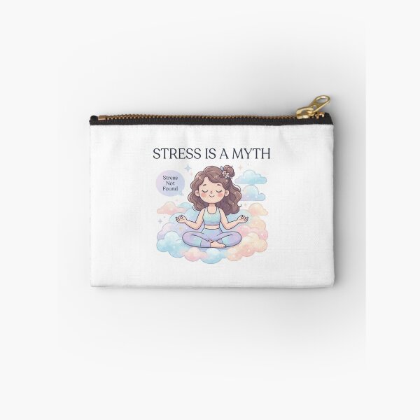 Item preview, Stress Is A Myth Calm Sticker designed and sold by Imaginarium of Chaos falcon88 .
