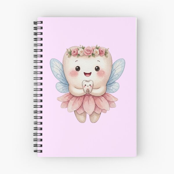 Item preview, Cute Tooth Fairy Holding a Kawaii Tooth | Watercolor Fairy Tooth designed and sold by Mommy-Smile.