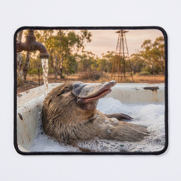 Item preview, Platypus Has a Luxurious Bubble Bath in the Outback designed and sold by Tridentulus.