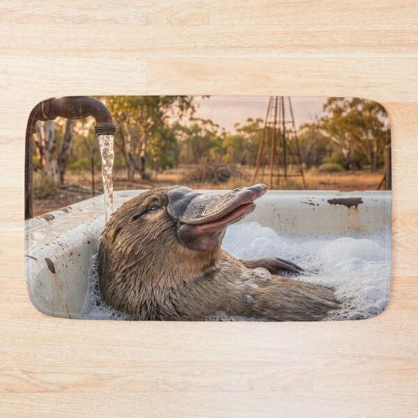 Item preview, Platypus Has a Luxurious Bubble Bath in the Outback designed and sold by Tridentulus.