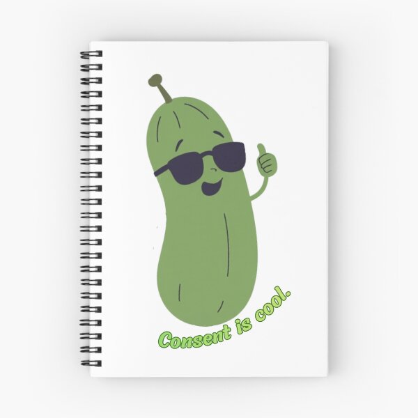 Item preview, Consent is Cool - Cool Cucumber designed and sold by Alt-Art-Digital.