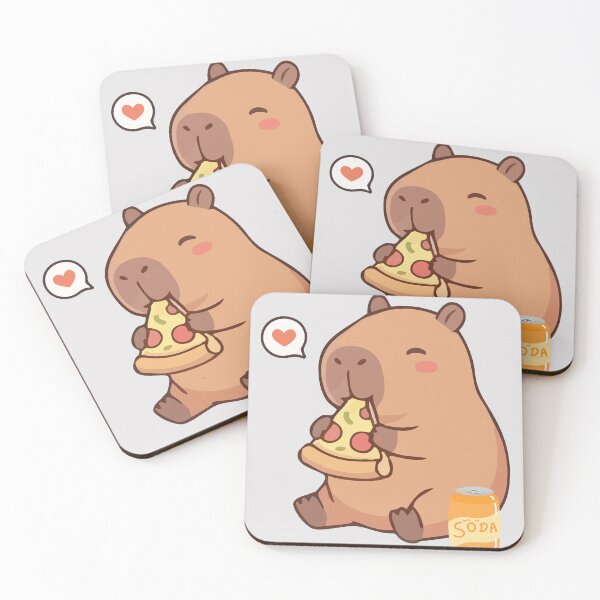 Item preview, Capybara's Slice of Happiness designed and sold by AppealingVibes.