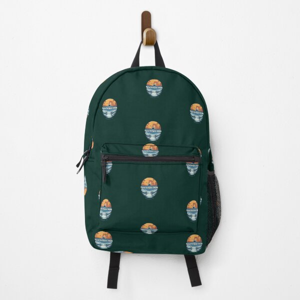 Item preview, Total Eclipse August 12 2026 Retro Landscape Badge designed and sold by Exquisite Design Studio „Paculówka”.