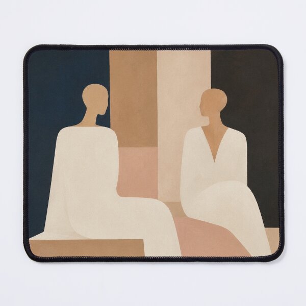 Item preview, Le Salon Bleu – Modern Figurative Wall Art Illustration designed and sold by CARRAANN.