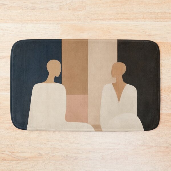 Item preview, Le Salon Bleu – Modern Figurative Wall Art Illustration designed and sold by CARRAANN.