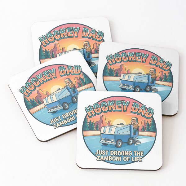 Item preview, Hockey Dad Just Driving The Zamboni Of Life Funny Retro Design designed and sold by coldbrewinkco.