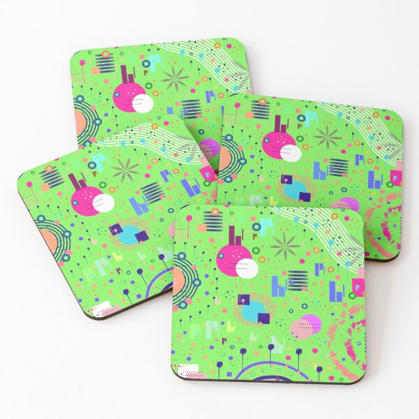 Item preview, Lime Green Abstract Print designed and sold by DanielleGensler.