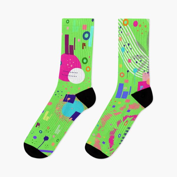 Item preview, Lime Green Abstract Print designed and sold by DanielleGensler.