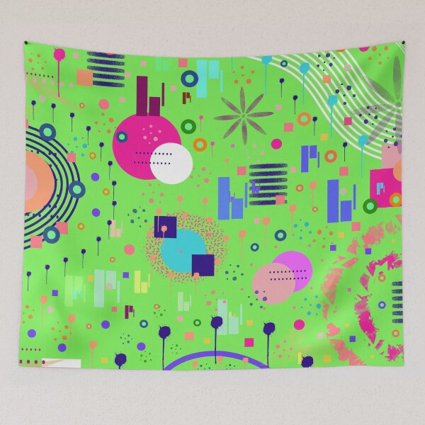 Item preview, Lime Green Abstract Print designed and sold by DanielleGensler.
