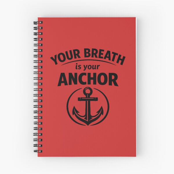 Item preview, Your Breath Is Your Anchor – Mindfulness Nautical Quote designed and sold by DesignHouse07.