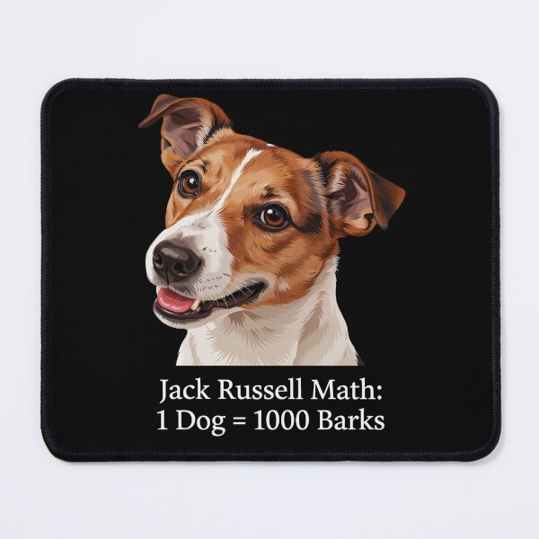 Item preview, Jack Russell Dog Owner Jack Russell Math: 1 Dog = 1000 Barks designed and sold by fantasticdesign.