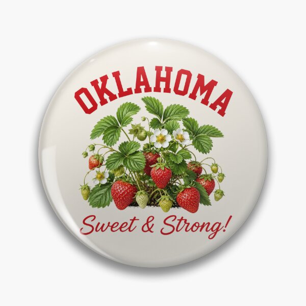 Item preview, Oklahoma Strawberry Patch Sweet & Strong Design designed and sold by The-Drip-Studio.