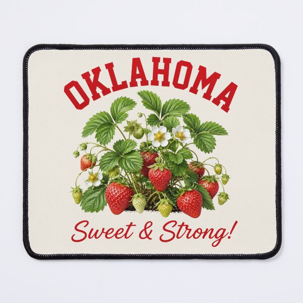 Item preview, Oklahoma Strawberry Patch Sweet & Strong Design designed and sold by The-Drip-Studio.