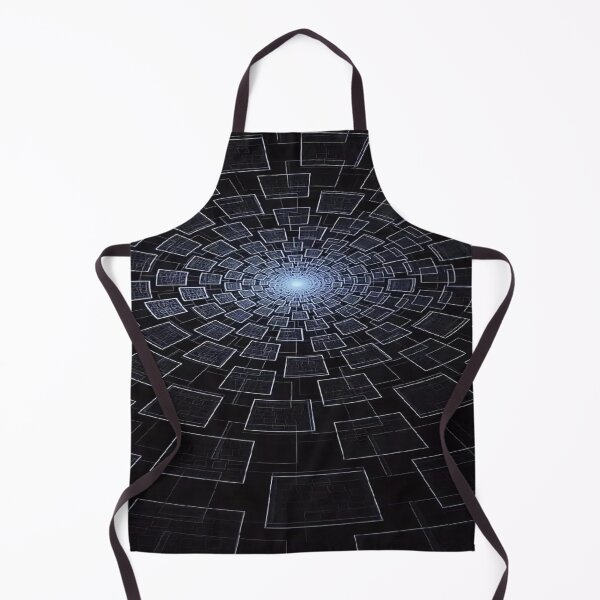 Item preview, Digital Geometric Vortex - Tunnel of Luminous and Futuristic Squares designed and sold by RAYBIL.