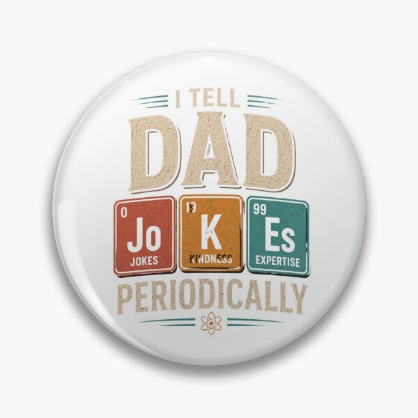 Item preview, I Tell Dad Jokes Periodically Funny Father's Day Gift Science Pun Vintage designed and sold by PatternFly.
