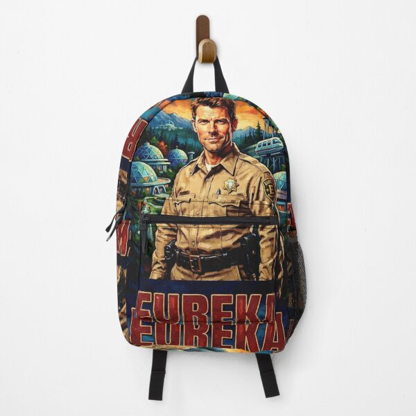 Item preview, Eureka Retro Sci-Fi Comedy Sheriff Jack Carter Global Dynamics Tribute Art TV Show Poster designed and sold by Art's Diner.