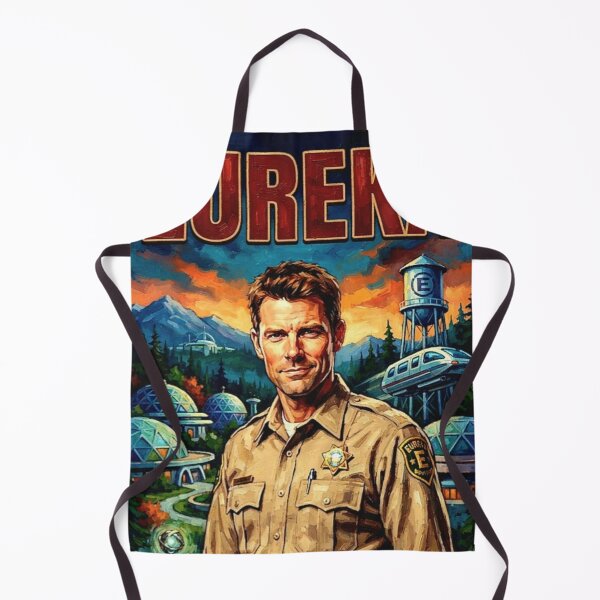 Item preview, Eureka Retro Sci-Fi Comedy Sheriff Jack Carter Global Dynamics Tribute Art TV Show Poster designed and sold by Art's Diner.
