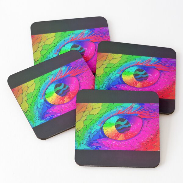 Item preview, Rainbow dragon eye designed and sold by RadiatedSkull.