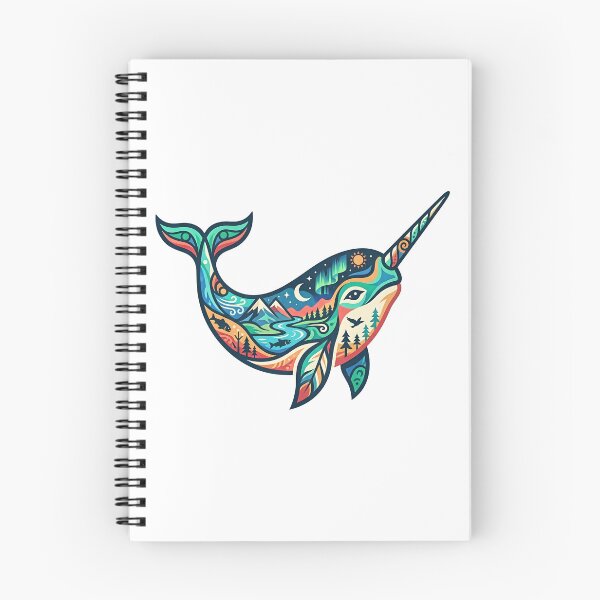 Item preview, Spirit Narwhal designed and sold by Wild Creative Art.