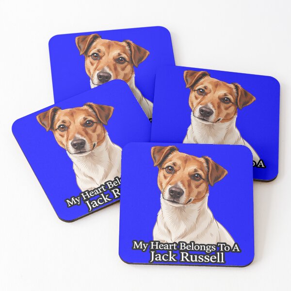 Artikelvorschau, Jack-Russell-Hundebesitzer – Mein Herz gehört einem Jack Russell – Kunstdesign – Geschenk für Besitzer entworfen und verkauft von fantasticdesign.