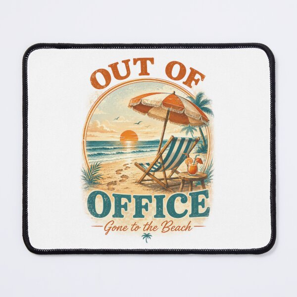 Item preview, Out of Office Gone to the Beach Retro Summer Vacation Sunset Aesthetic Design designed and sold by MartBook.