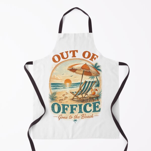 Item preview, Out of Office Gone to the Beach Retro Summer Vacation Sunset Aesthetic Design designed and sold by MartBook.