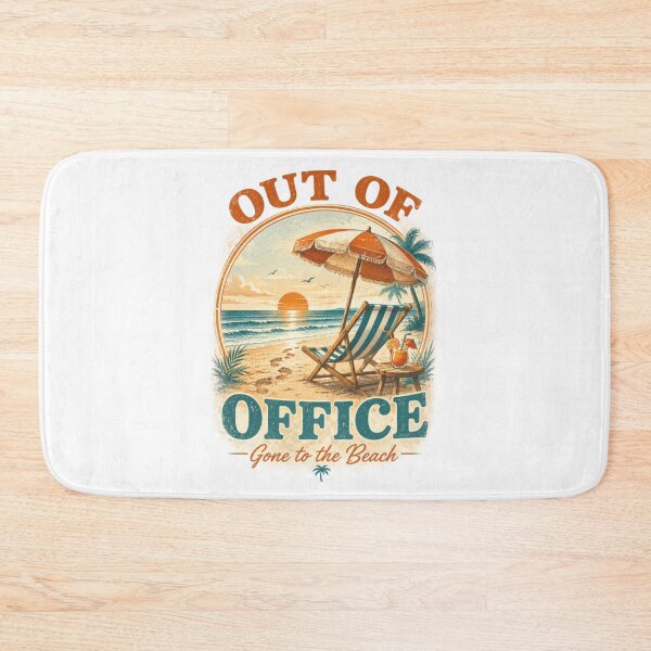 Item preview, Out of Office Gone to the Beach Retro Summer Vacation Sunset Aesthetic Design designed and sold by MartBook.