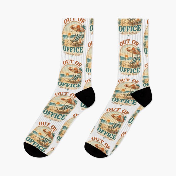 Item preview, Out of Office Gone to the Beach Retro Summer Vacation Sunset Aesthetic Design designed and sold by MartBook.