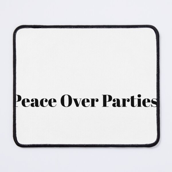 Item preview, Peace Over Parties Funny Introvert Typography Shirt | Homebody Lifestyle Quote designed and sold by FarazDesign110.