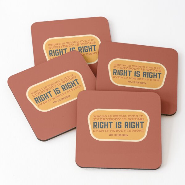 Item preview, Right is Right - Ven. Fulton Sheen designed and sold by cmills730.