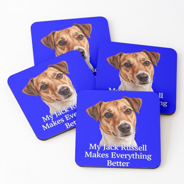 Item preview, Dueño de un perro Jack Russell Mi Jack Russell lo mejora todo Diseño artístico designed and sold by fantasticdesign.