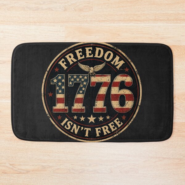 Item preview, Freedom Isn't Free 1776 - Vintage American Flag Patriotic Sticker designed and sold by Collins Design.