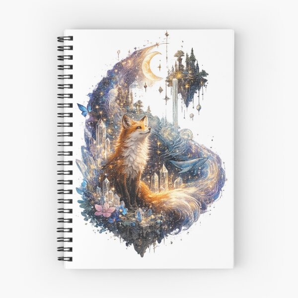Item preview, Mystical Fox Among Crystal Dreams designed and sold by AstralAG.