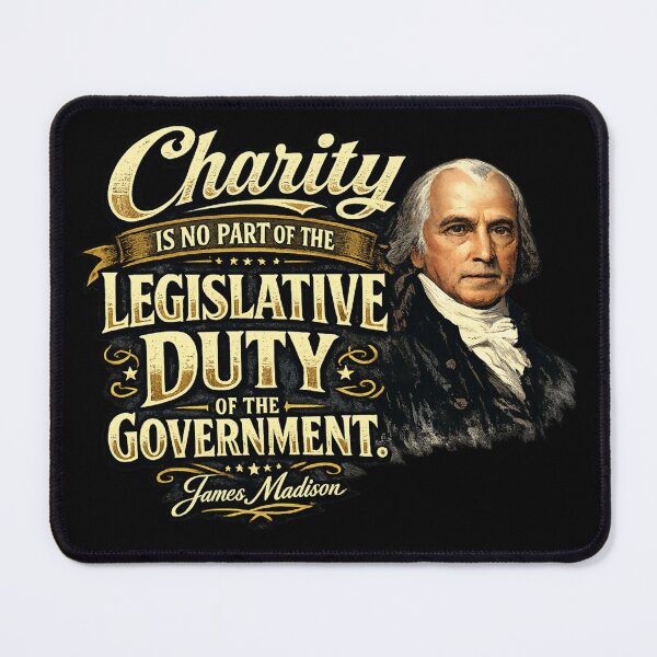 Item preview, James Madison Charity Is No Part of Legislative Duty Quote designed and sold by extrisiceye.