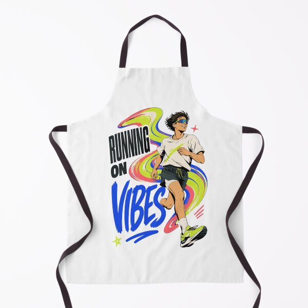 Item preview, Running On Vibes Gen Z Runner Humor designed and sold by Print Loft.