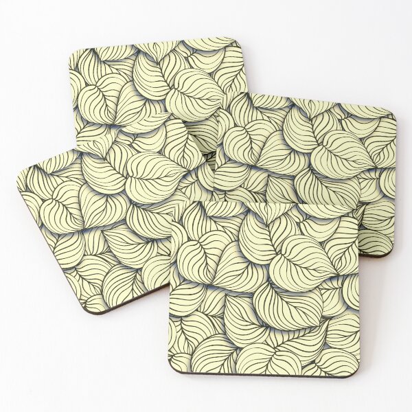Item preview, Golden Leaf Echo: Minimalist Botanical Pattern designed and sold by LiveLearnCreate.