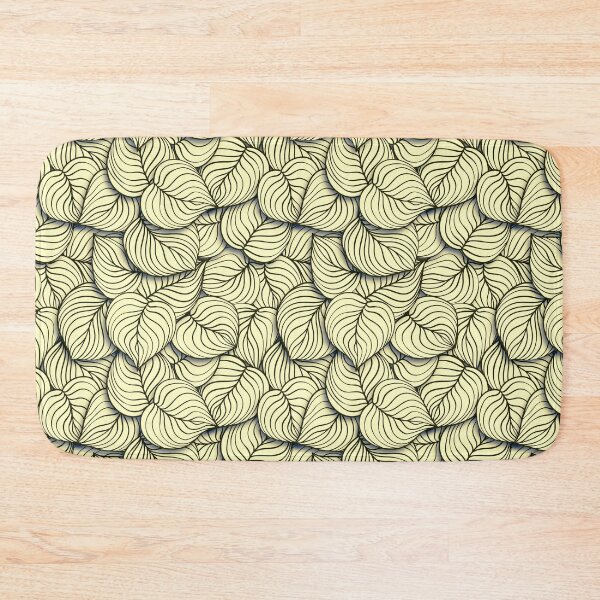 Item preview, Golden Leaf Echo: Minimalist Botanical Pattern designed and sold by LiveLearnCreate.