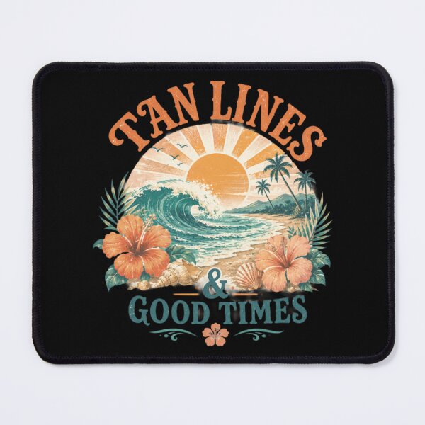 Item preview, Tan Lines & Good Times Retro Beach Aesthetic Summer Vacation Wave Design designed and sold by MartBook.