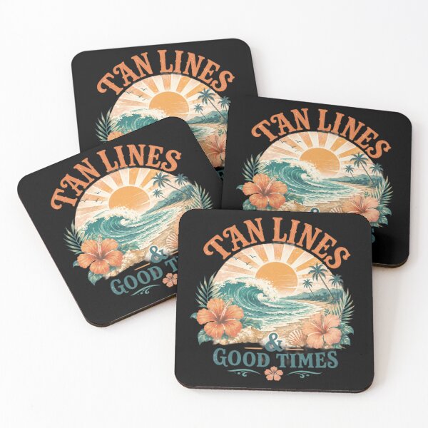 Item preview, Tan Lines & Good Times Retro Beach Aesthetic Summer Vacation Wave Design designed and sold by MartBook.