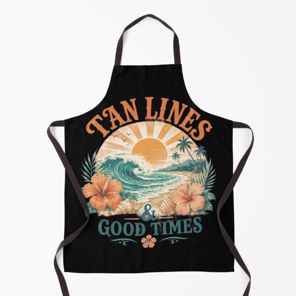 Item preview, Tan Lines & Good Times Retro Beach Aesthetic Summer Vacation Wave Design designed and sold by MartBook.
