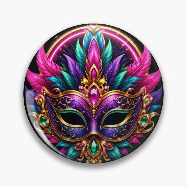 Item preview, Rave Masquerade Mask designed and sold by syotos-ai.