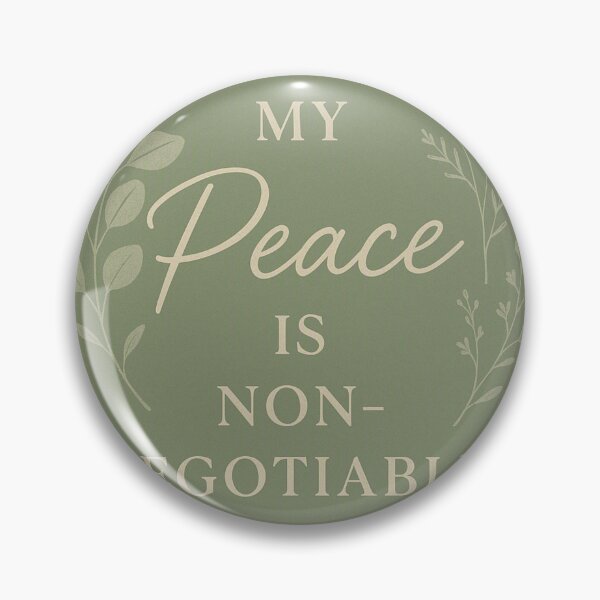 Item preview, My Peace Is Non Negotiable designed and sold by Fresh Starts.