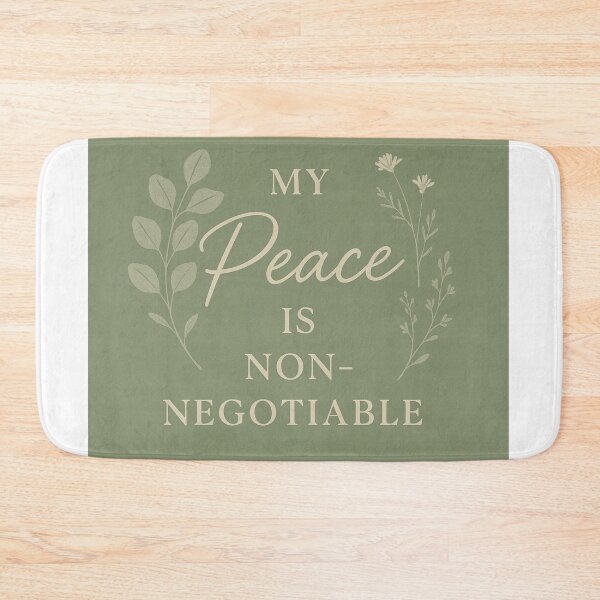Item preview, My Peace Is Non Negotiable designed and sold by Fresh Starts.