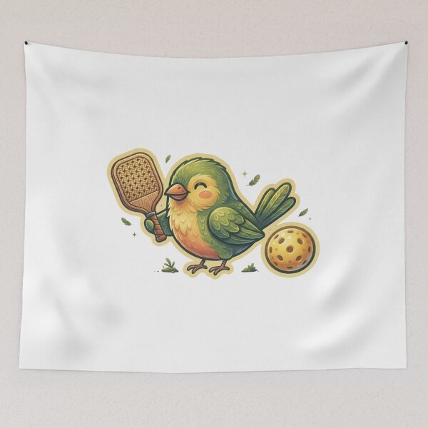 Item preview, Funny Pickleball Bird Cute Animal Player Paddle Sports Lover Design designed and sold by ZAKE-store.