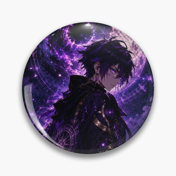 Item preview, Eclipse Shadow Warrior – Cosmic Anime Fantasy Ar designed and sold by UniverseShade.